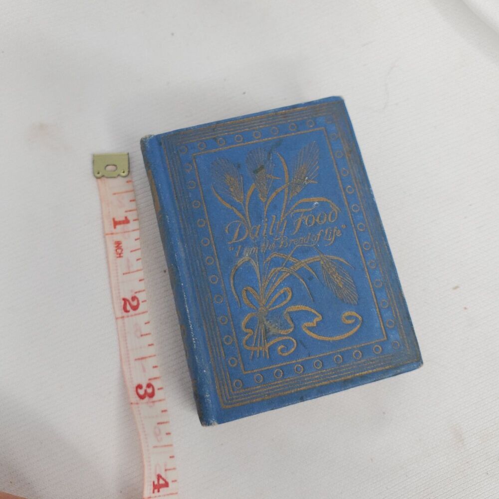 Daily Food "I am the Bread of Life" Small Vintage Mini Book Christian
